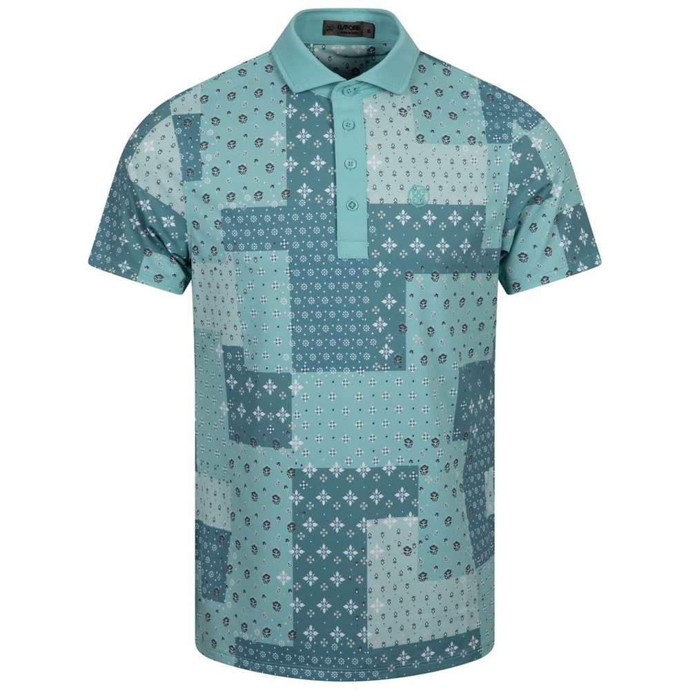 G/FORE‎ Men's Boro Tech Pique Polo in Marine, Size Small NWT